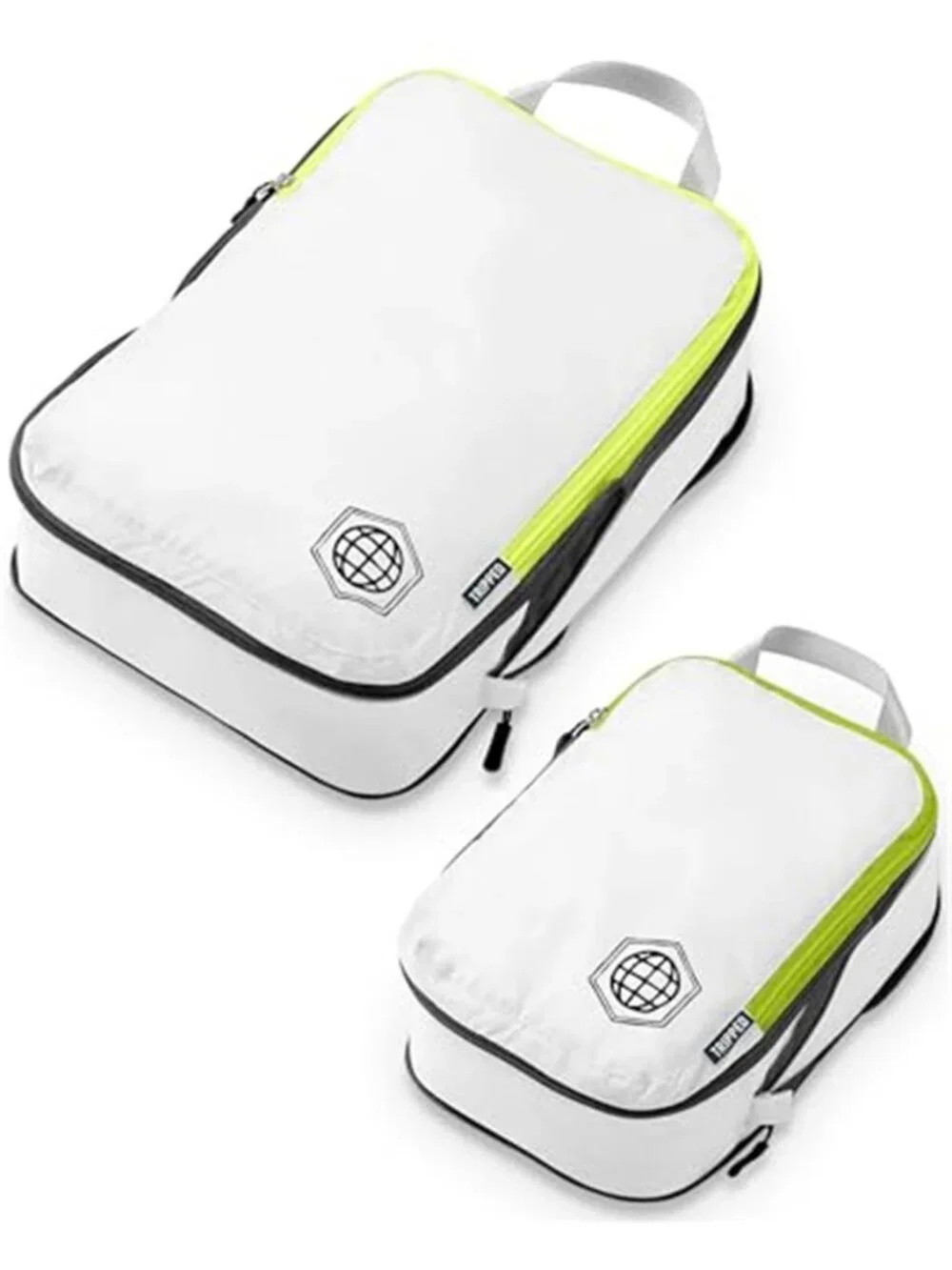 Compression Packing Cubes Travel Organizer Carry On Luggage Storage Bags 2 Pack
